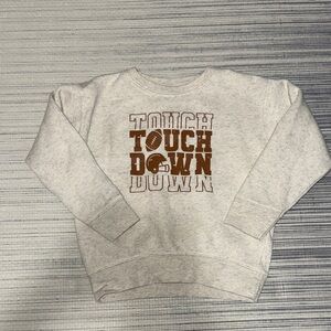Kids Touchdown Football Graphic Sweatshirt - Super Bowl!